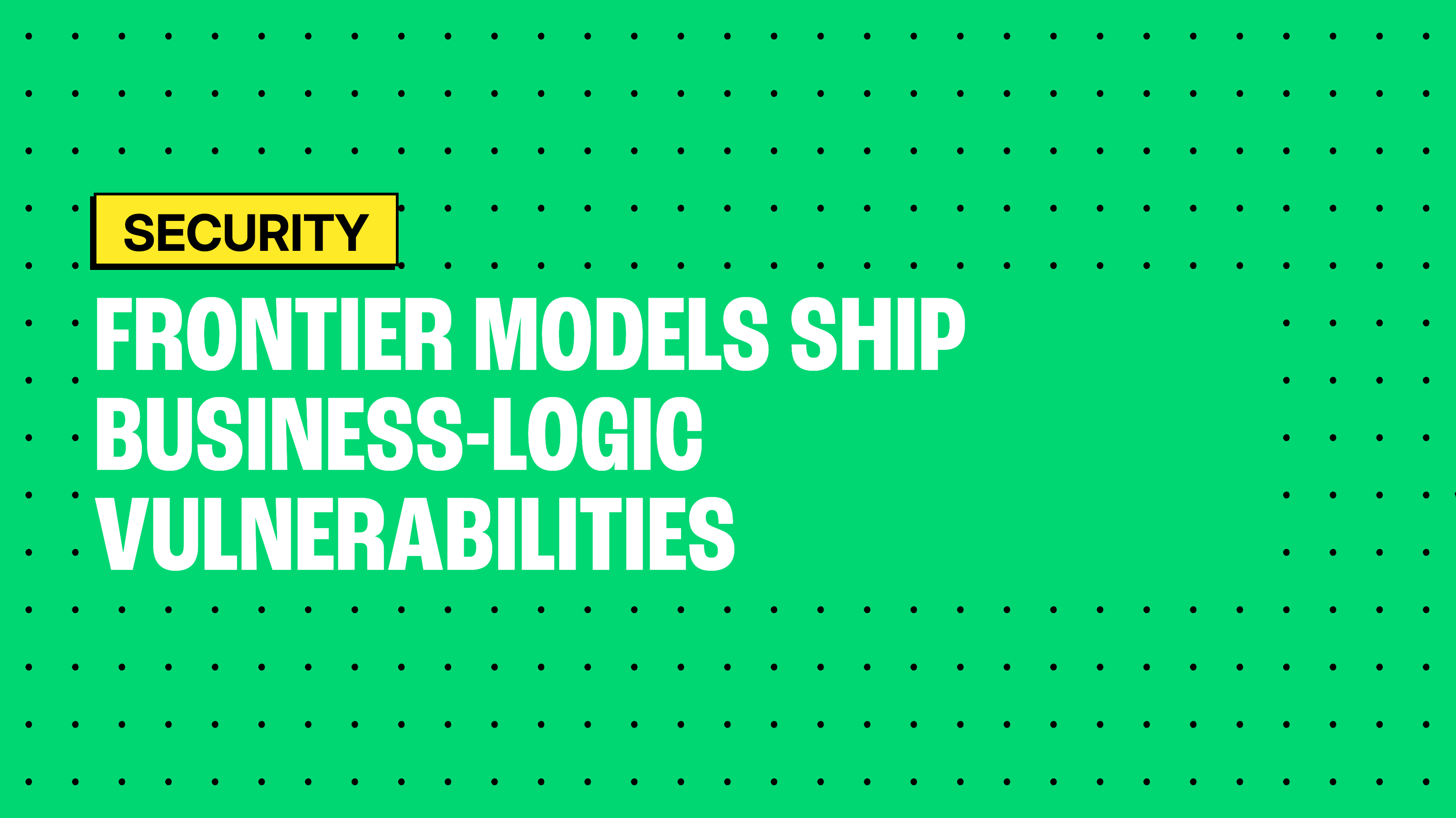 Why AI Coding Agents Generate Business-Logic Vulnerabilities