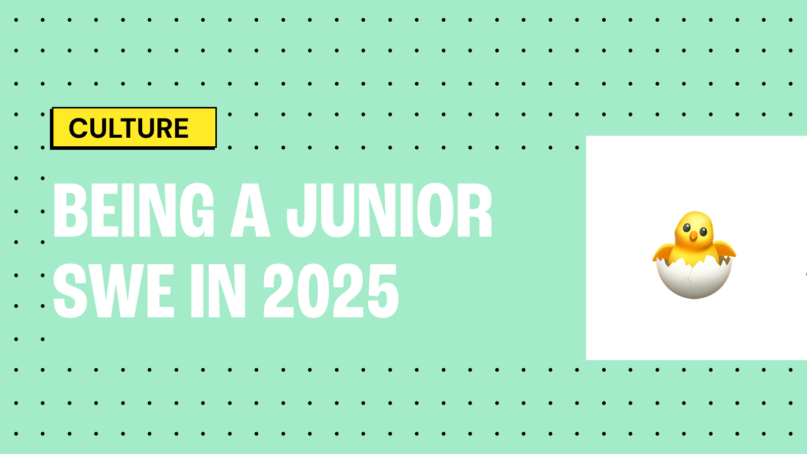 Being a Junior Software Engineer in 2025