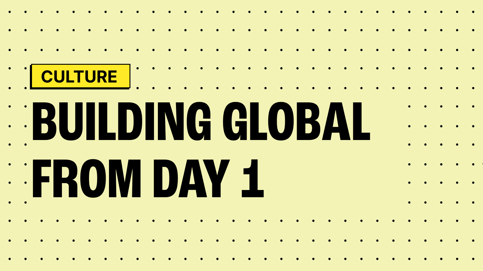 Global Culture Blog Post